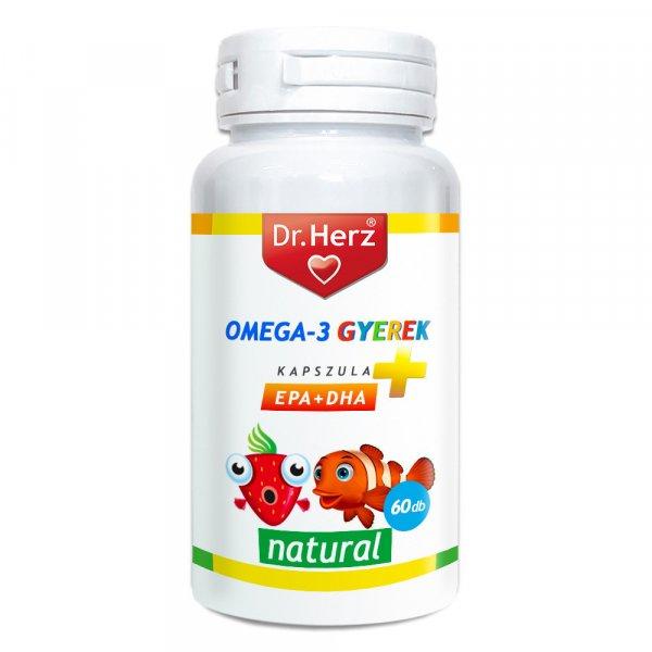 Dr. Herz Omega-3 Gyerek kapszula 60db