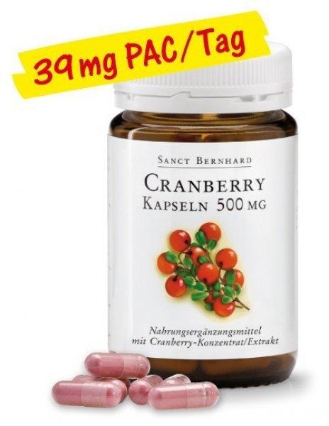 Sanct Bernhard Tőzegáfonya 500 mg kapszula 90db