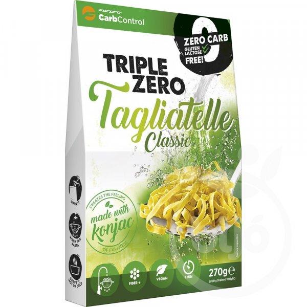 Forpro zero kalóriás tészta - tagliatelle
cukor/zsír/laktóz/glutén/szójamentes 270 g