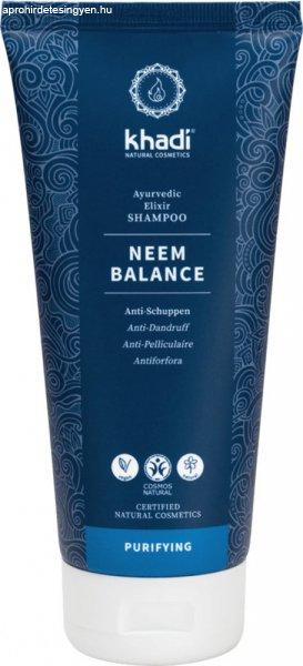 Khadi NEEM BALANCE sampon ayurvédikus elixírrel 200 ml