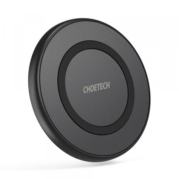 CHOETECH QI 10W vezeték nélküli töltő + USB kábel - Micro USB fekete
(T526-S)