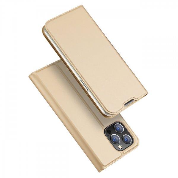 Dux Ducis Skin Pro Holster Flip tok iPhone 14 Pro Max készülékhez arany
színben