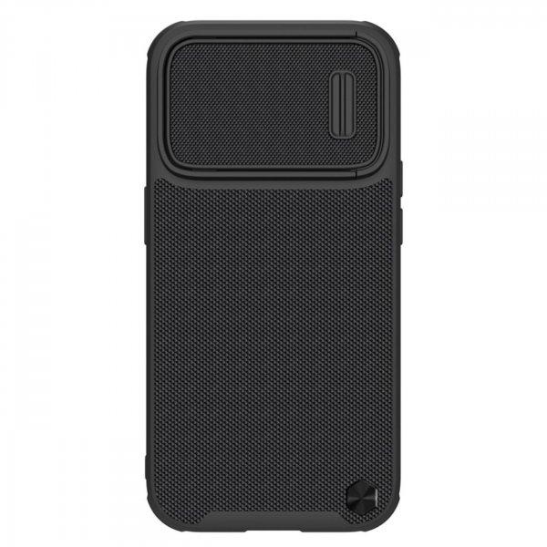 Nillkin Textured S mágneses tok iPhone 14 Pro Max MagSafe tok kameravédővel
fekete
