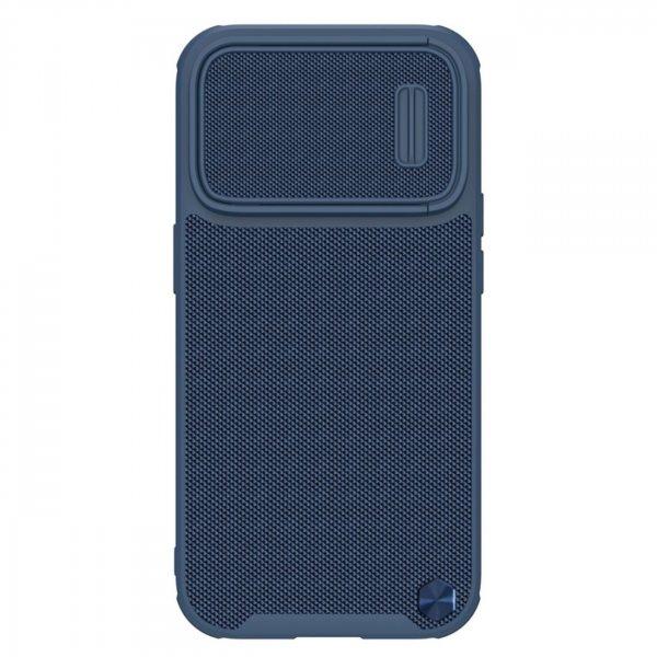 Nillkin Textured S mágneses tok iPhone 14 Pro Max MagSafe tok kameravédővel
kék