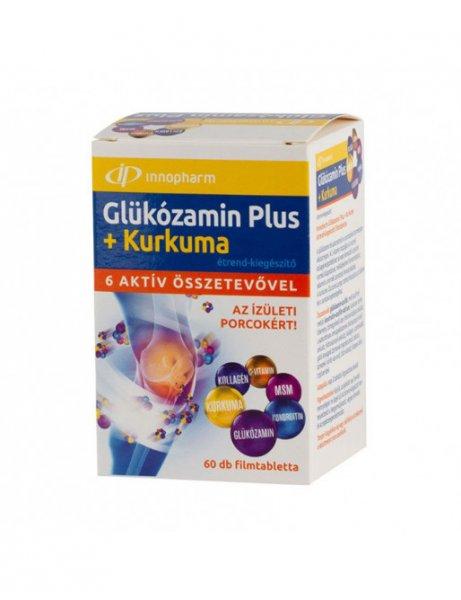 Innopharm Glükozamin Plus + Kurkuma filmtabletta (60 db)