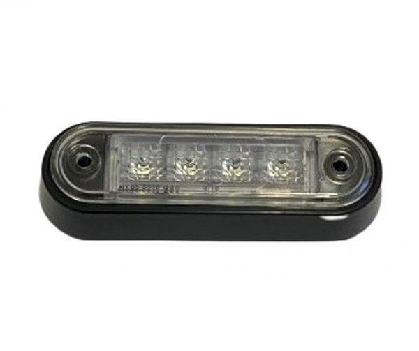 LED helyzetjelző lámpa (100x34mm) 12/24V fehér