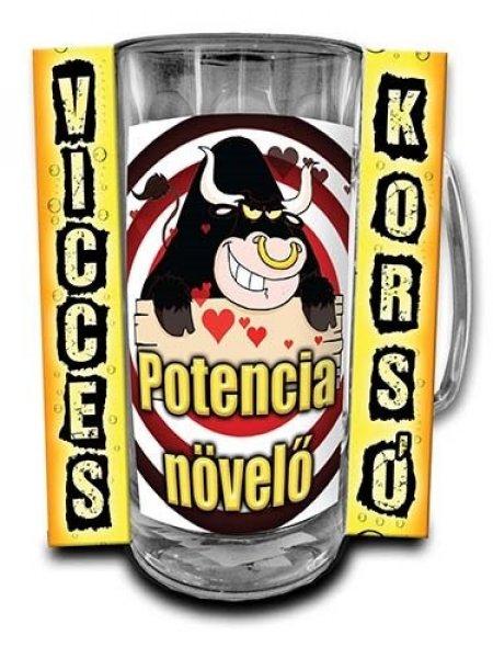 Vicces korsó, Potencia növelő