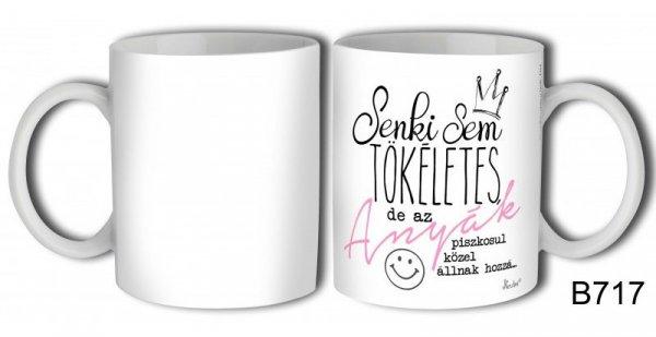 Vicces bögre, Senki sem tökéletes, de az anyák piszkosul közel állnak
hozzá