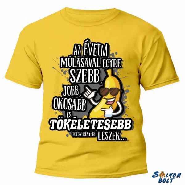 Vicces póló több színben, az éveim múlásával