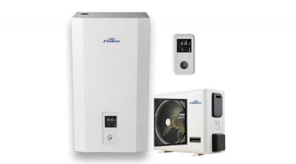 Fisher e-HeatR levegő-víz hőszivattyú 8 kW - 1fázis