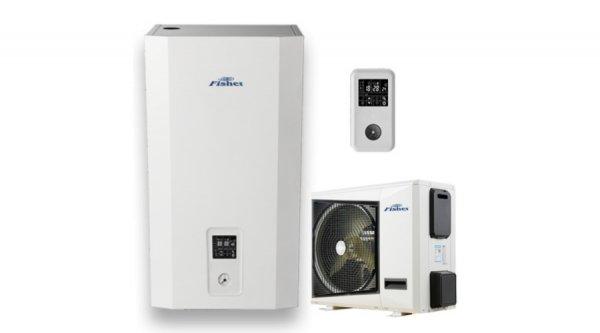 Fisher e-HeatR levegő-víz hőszivattyú 12 kW - 1fázis