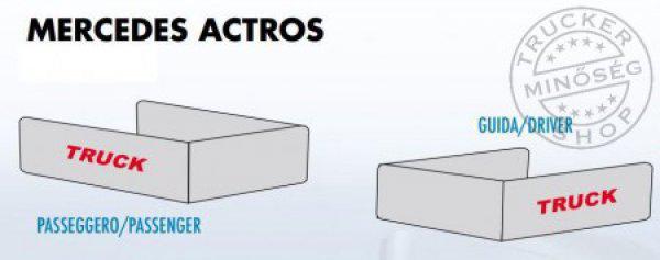 Mercedes Actros 2012-től ülés láb borítás PÁR FEKETE