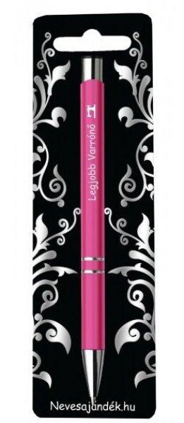 Gravírozott toll, Legjobb varrónő, pink