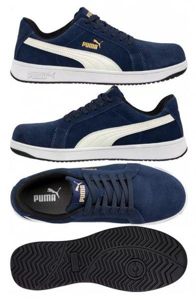 MV PUMA 640020 ICONIC SUEDE NAVY LOW S1PL ESD FO HRO SR munkavédelmi cipő
39-48