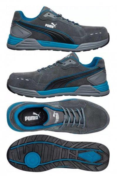 MV Puma 644610 Airtwist Grey Low S3 ESD HRO SRC munkavédelmi cipő 40-47