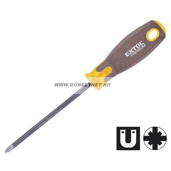 csavarhúzó PZ2x125mm Extol Premium mágneses
