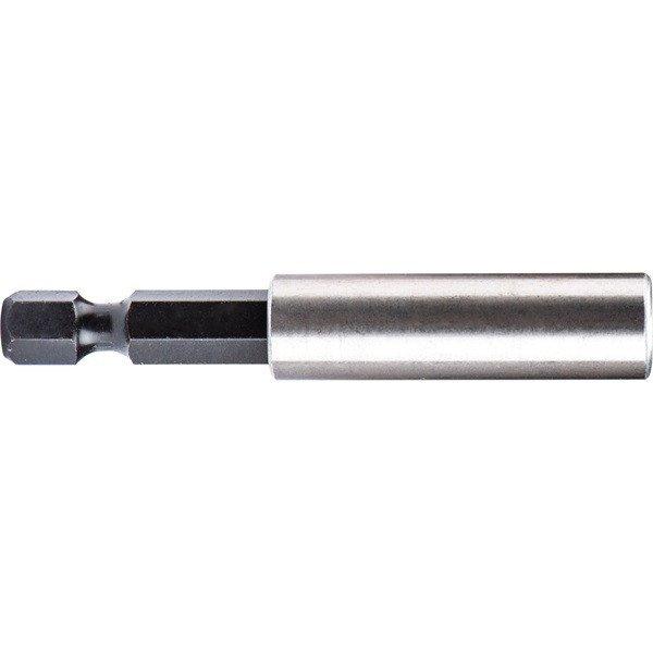 bittartó szár, 1/4", 60mm; rozsdamentes acél, mágneses, bliszteren