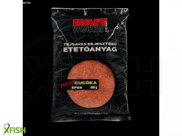 Bait Maker Tejsavas Erjesztésű Feeder Etetőanyag Cucóka Eper 900 g