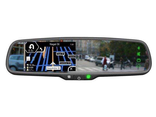Univerzális tükörmonitor 4,3"-os Win CE navigációra előkészített,
Bluetooth kihangosítóval 771000-6516