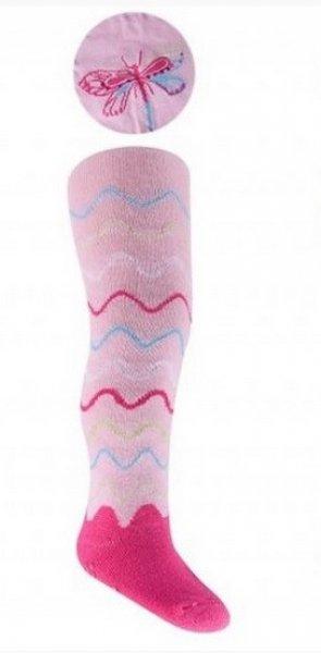 Yo! Baby pamut harisnyanadrág (68-74) - rózsaszín szitakötő