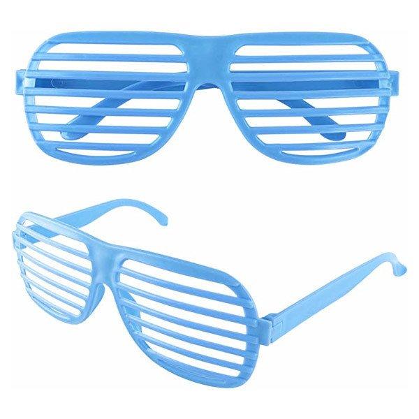 Party szemüveg - Rácsos kék 