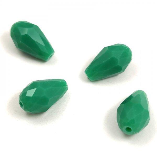 Csiszolt csepp gyöngy - 15x10mm - Turquoise Green