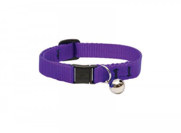 LUPINE macska nyakörv (Lila 1,25 cm széles CAT csengővel 21-30 cm )