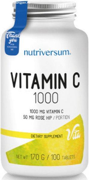 Nutriversum Vitamin C-1000 - 100 db
