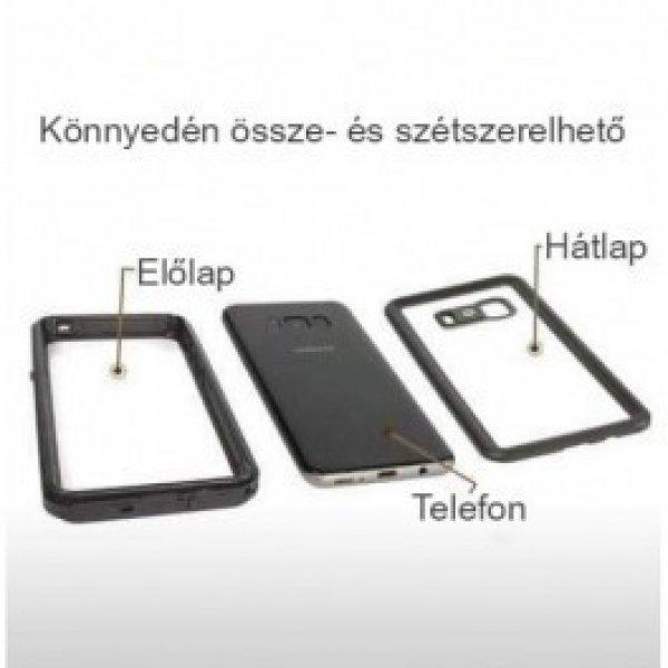 Vízálló és ütésálló tok Galaxy S8 S8+ S9 telefonokhoz S8 + Fehér