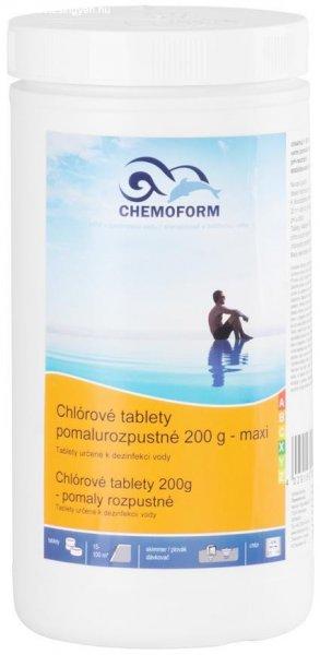 Chemoform 0505 klór, 200 g, tabletta, lassan oldható, bal. 1 kg