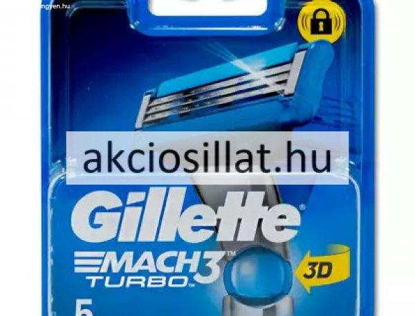 Gillette Mach3 Turbo borotvabetét 5db-os