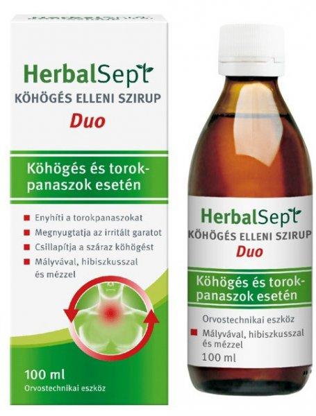 Herbalsept köhögés elleni szirup duo 100 ml