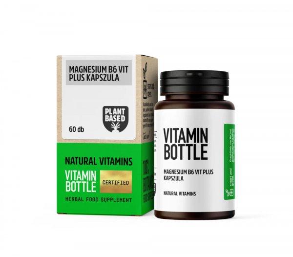 Vitamin Bottle Magnesium B6 Vitamin Plus kapszula (60 db)