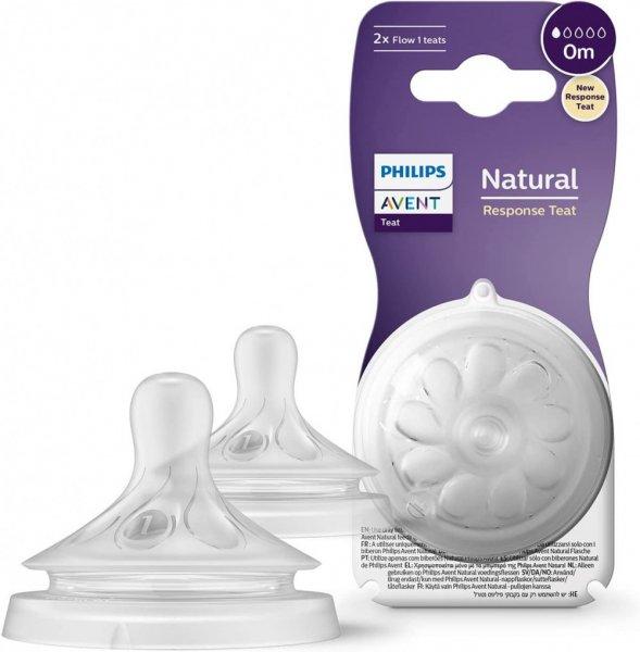 Philips AVENT SCY961/02 Natural Response etetőcumi 1. átfolyási sebességű
0hó, 2 db