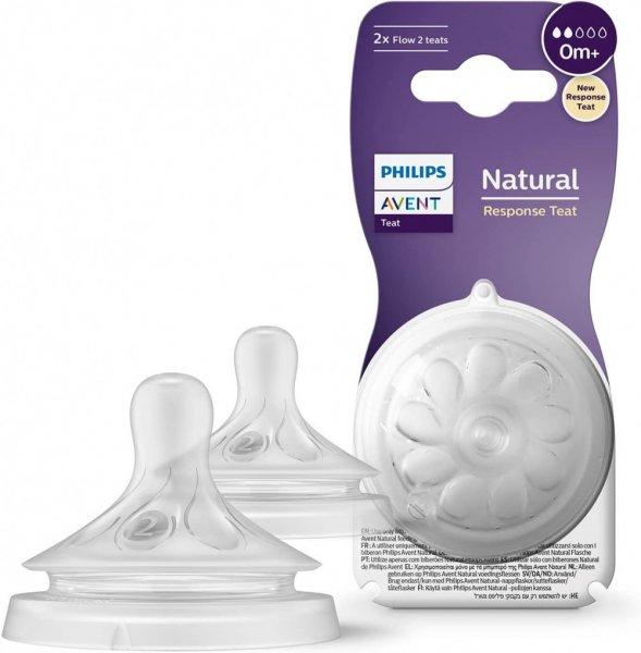 Philips AVENT SCY962/02 Natural Response etetőcumi 2. újszülött atfolyás
0hó+, 2 db