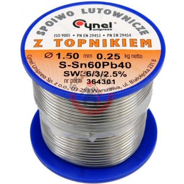 Forrasztó ón 1,5mm/250g