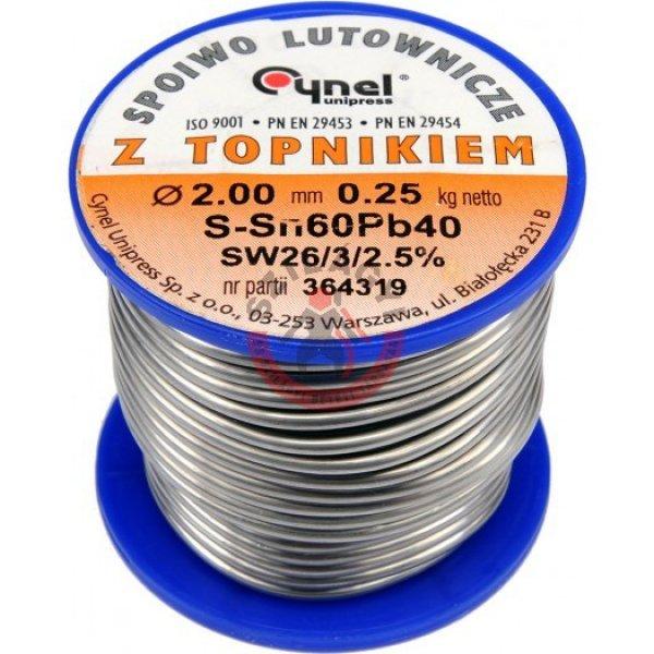 Forrasztó ón 2,0mm/250g