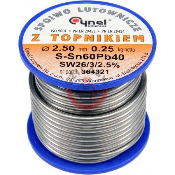 Forrasztó ón 2,5mm/250g