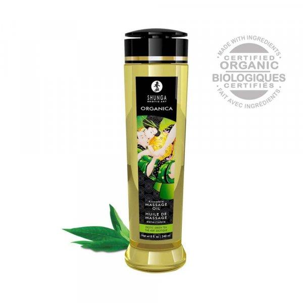  MASSAGE OIL ORGANICA 240 ml / 8 oz GREEN TEA 