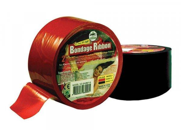 Bondage Ribbon 5cm/18mtr Black 