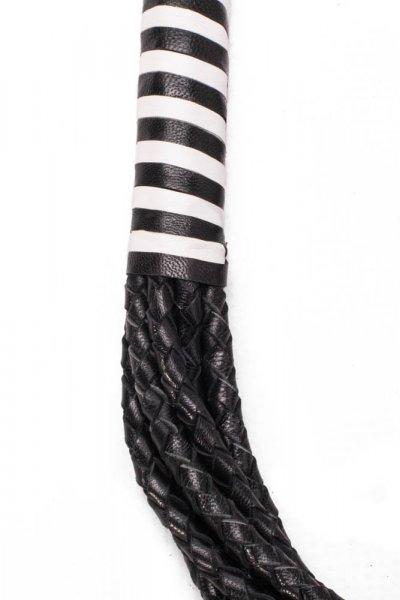  8 Tail Polish Leather Flogger 22 inch 