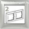 Legrand Valena 2-es keret alumnium vzszintes/fggleges