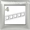 Legrand Valena 4-es keret alumnium vzszintes/fggleges