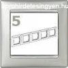 Legrand Valena 5-s keret alumnium-ezst