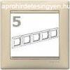 Legrand Valena 5-s keret elefntcsont-arany