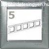 Legrand Valena 5-s keret alumnium ngyzetmints