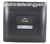 Rhyme egyes szmtgp aljzat RJ45 CAT6e Grafit metl