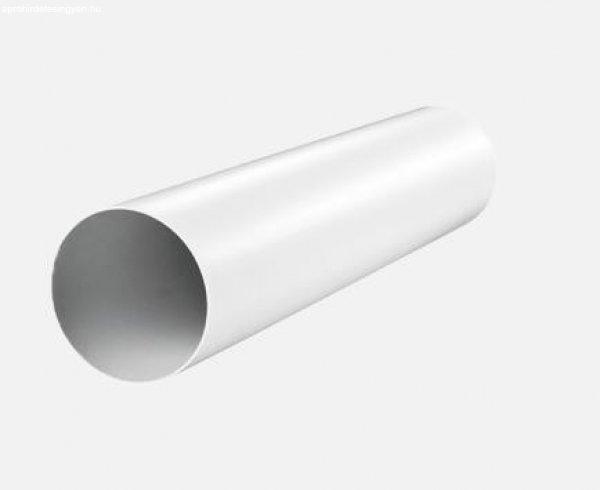 Műanyag (cső)csatorna csőventilátorhoz, elszívóhoz 1 m/100mm