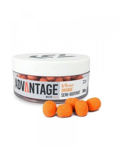 Daiwa Advantage Baits Semi Buoyant 8/10mm 30g Hookbait Orange Chocolate
(13300-101)