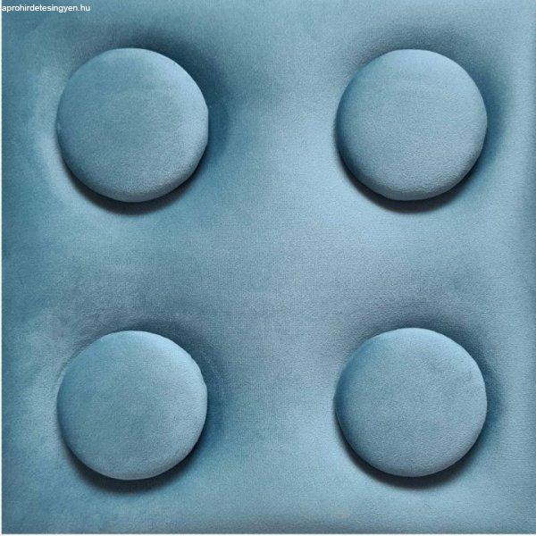 O!Bubble KID világos kék színű falpanel 12,5×12,5 cm lego mintázatú 2223